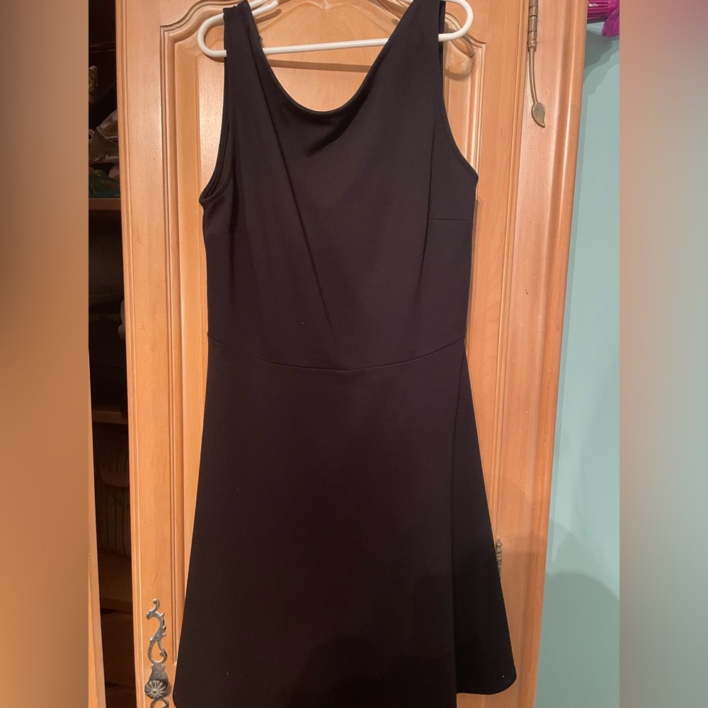 Lulu's Black Sheath Halter Midi Dress
